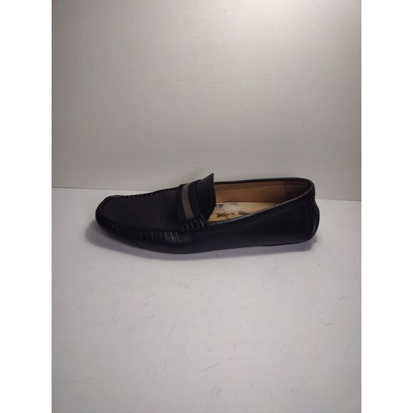 Bally Men\'s Waltec Walker Black Leather Driving Loafers Size 10 US main image 12